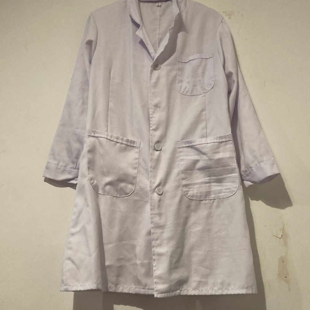 White Lab Coat.Uniform Lad Coat,Nurse Coat, Doctor Coat.Excellent pre co…